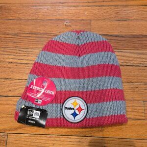 Women’s NFL Pittsburgh Steelers Breast Cancer Awareness Stretch Fit Beanie